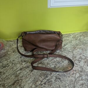 Elegant Brown Crossbody Bag